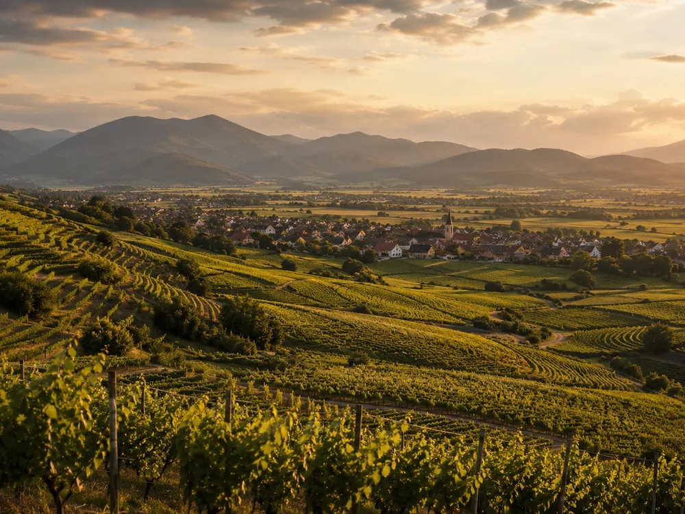 Autour d’Issenheim en Alsace, près de La Chapelle Industrielle