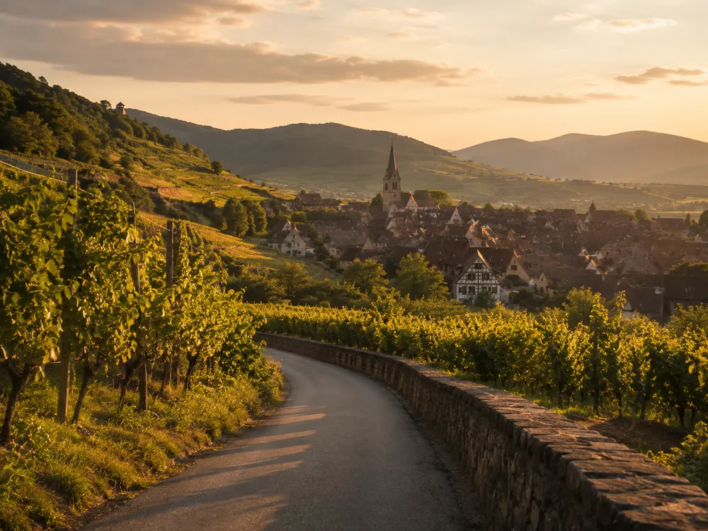 Route des Vins d’Alsace et villages viticoles près d’Issenheim