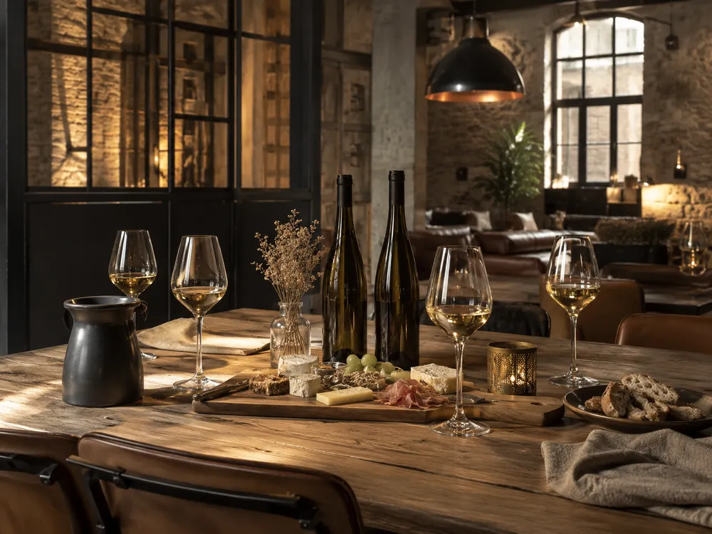 Dégustation de vins d’Alsace dans une ambiance chaleureuse, expérience proposée autour de La Chapelle Industrielle